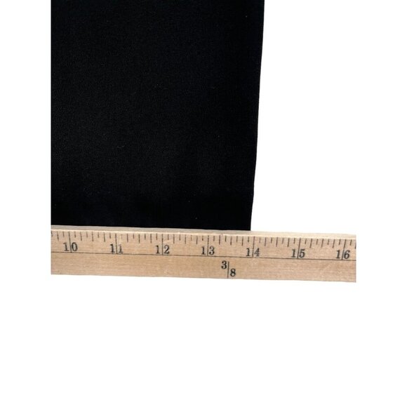 Zara Wide leg Cropped pull on pants black flowy sz XL - Picture 7 of 9